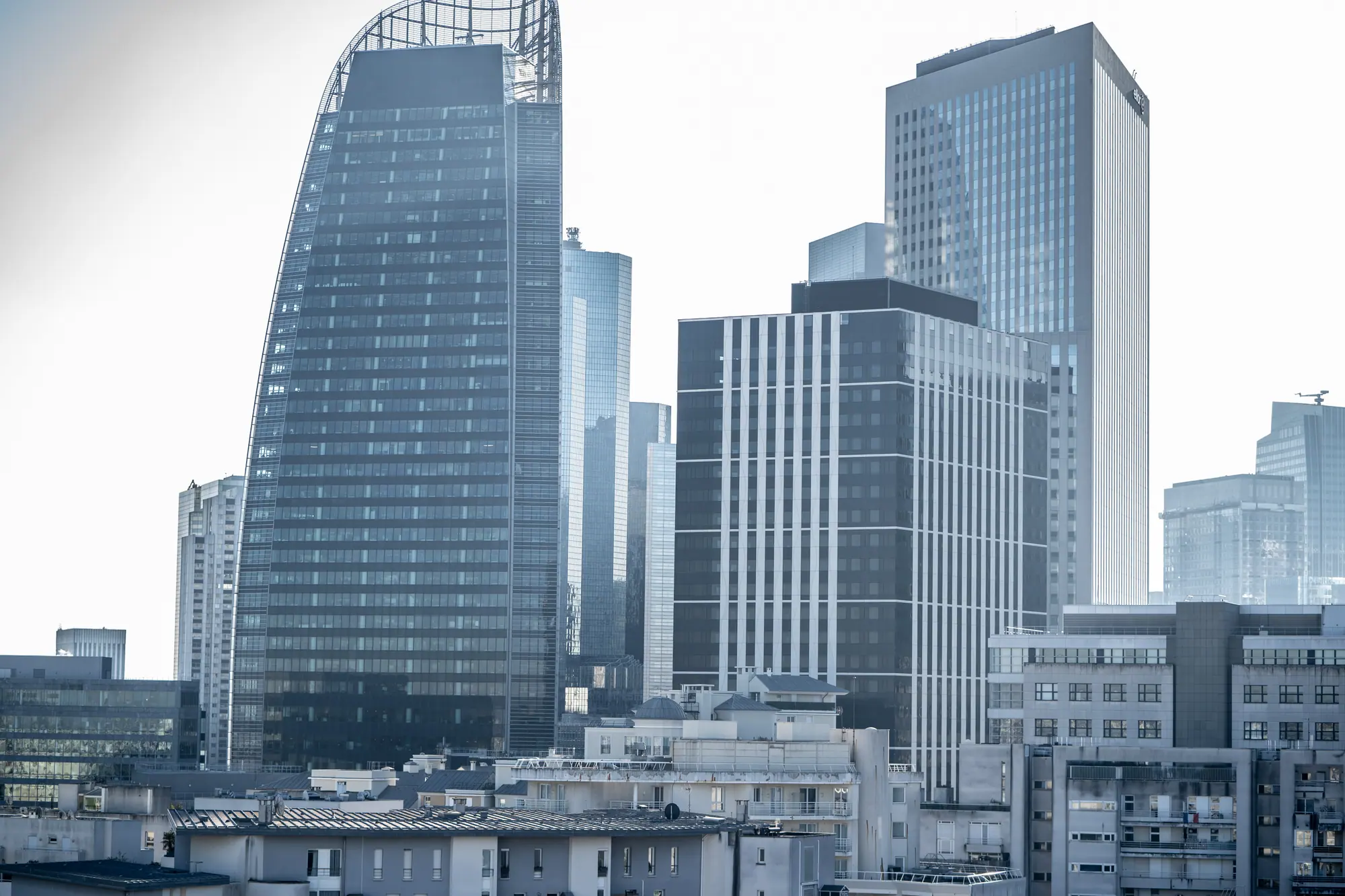 Tours de bureaux du quartier d'affaires de La Défense